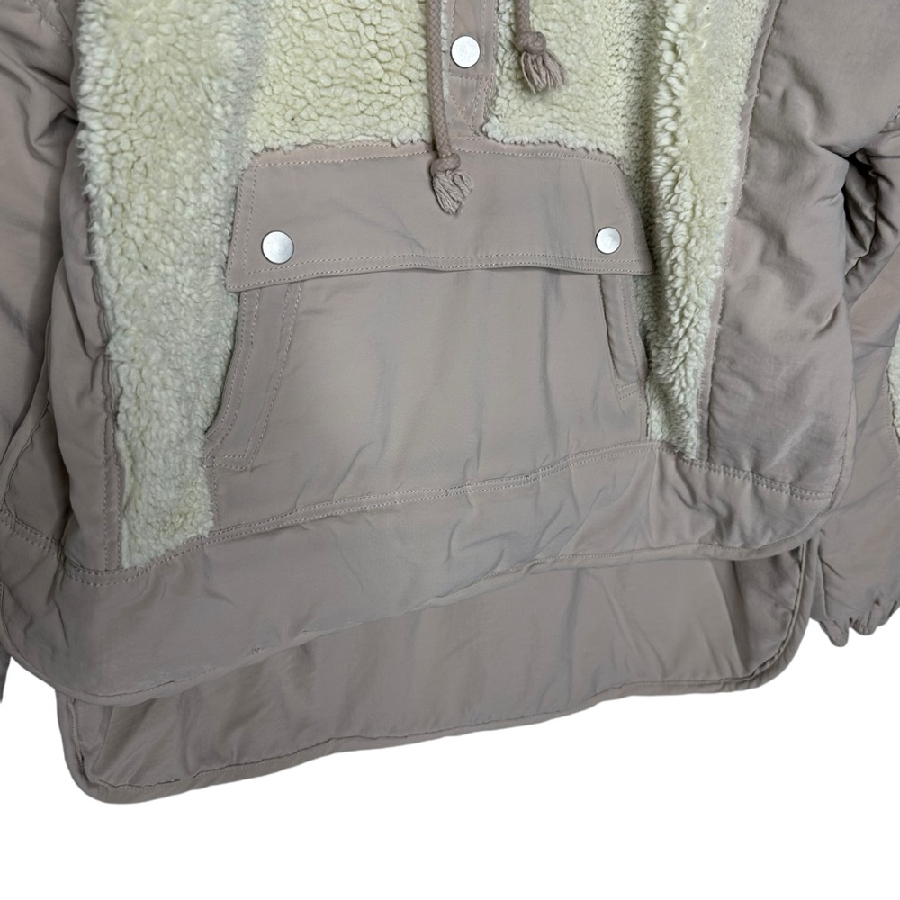 FINAL Last DAY Anthropologie Daily Practice Cream Long Sleeve Sherpa Jacket s - Picture 7 of 14